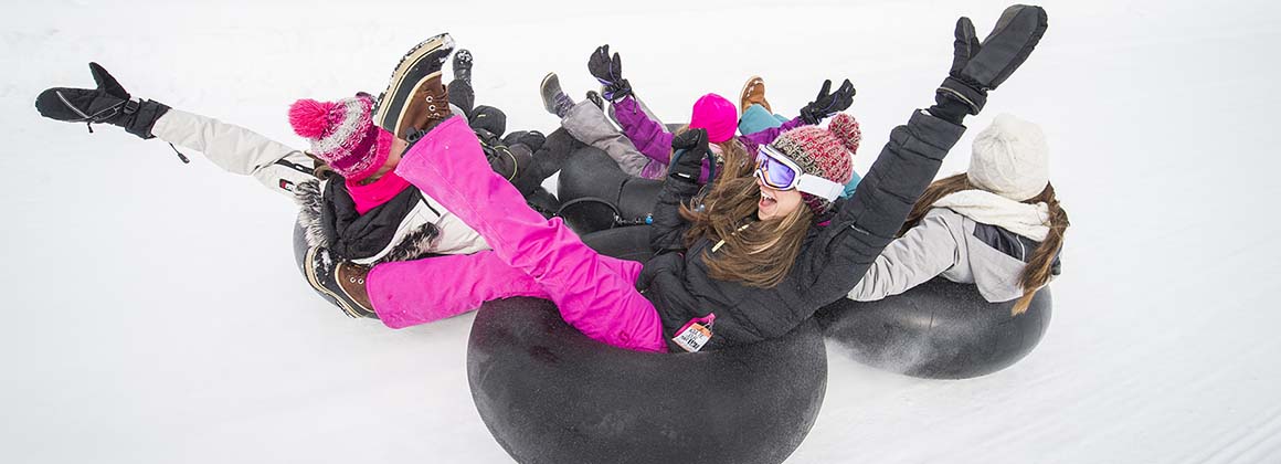 GLISSADES SUR TUBE DU SOMMET SAINT-SAUVEUR, VERSANT AVILA