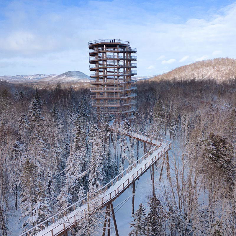 Le sentier des Cimes Laurentides